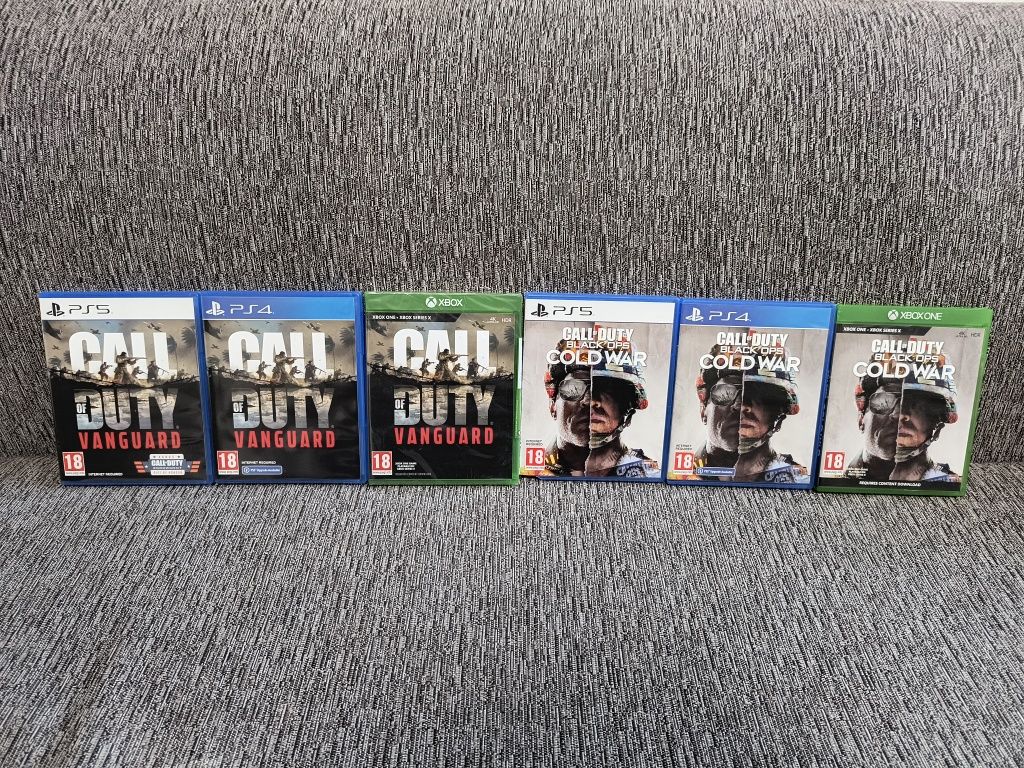 Call Of Duty Cold War, Vanguard, Modern Warfare 2 PS4 PS5 Xbox one X