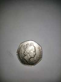 Moneda fifty pence 1997