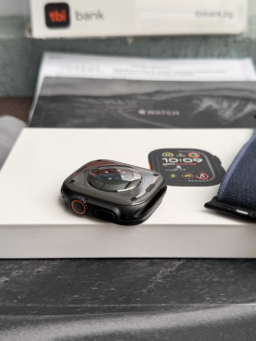 24мес Гар. Apple Watch ULTRA 2  Лизинг от 40лв/м  49mm  Black Titanium