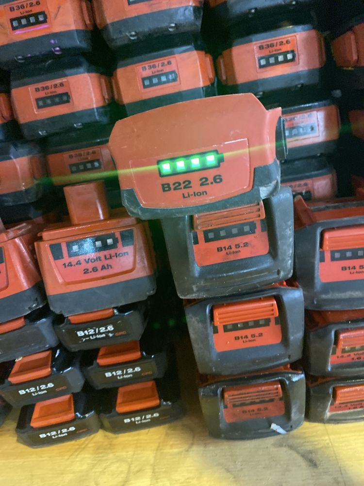 Hilti baterii diferite modele