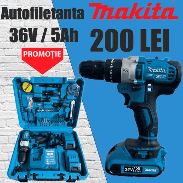 Autofiletanta Makita 36V si 5Ah