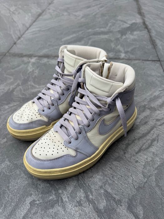 Air Jordan 1 Elevate High, in a purple and white colorway.