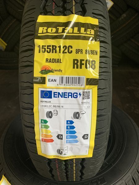 Нови летни бусови гуми ROTALLA RADIAL RF08 155R12C 88/86N НОВ DOТ