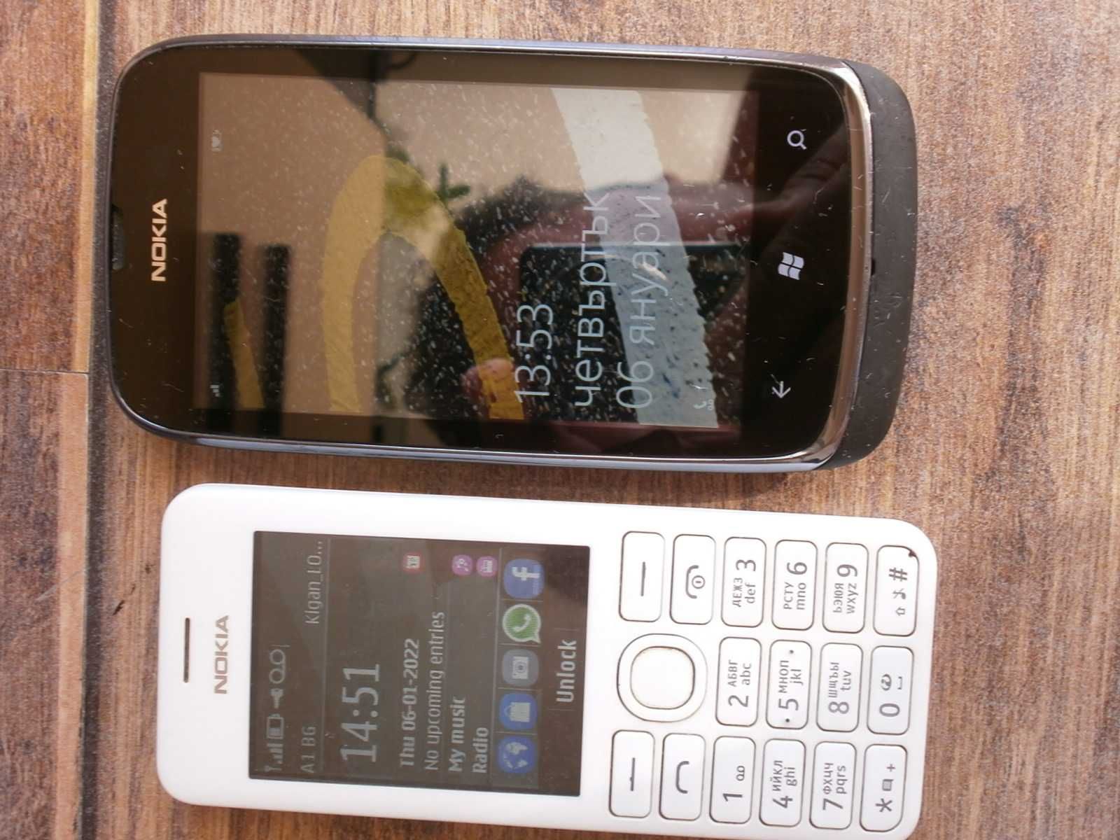 2бр. GSM мобилни апарати Nokia 206 и Lumia 610