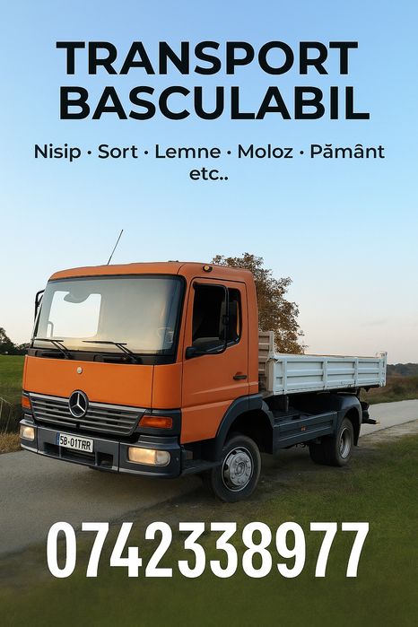 Transport basculabil 7,5t