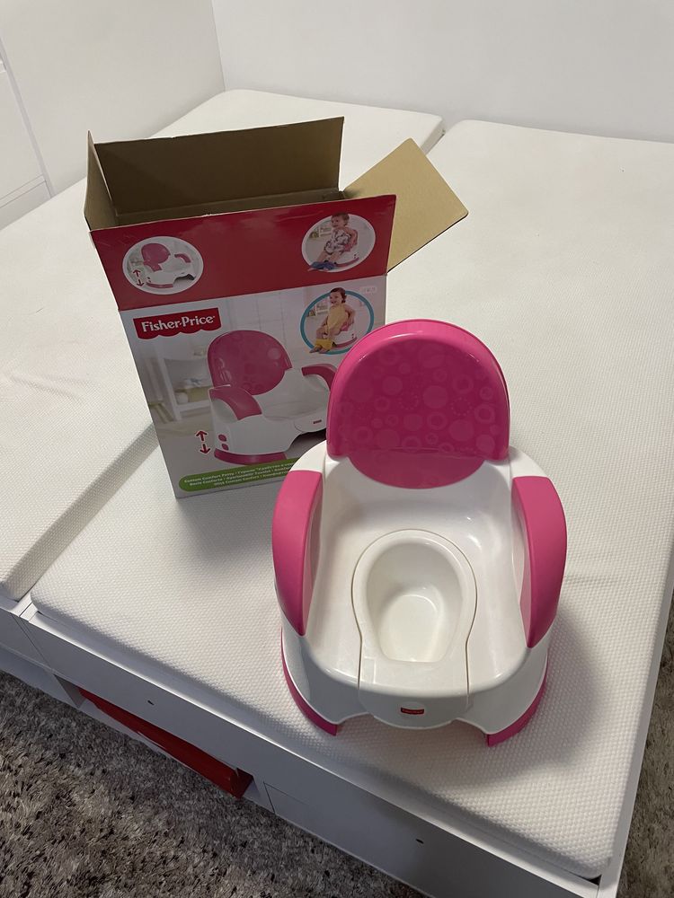 FISHER PRICE Гърне с облегалка РОЗОВ