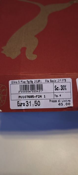 Футболни обувки PUMA номер 37