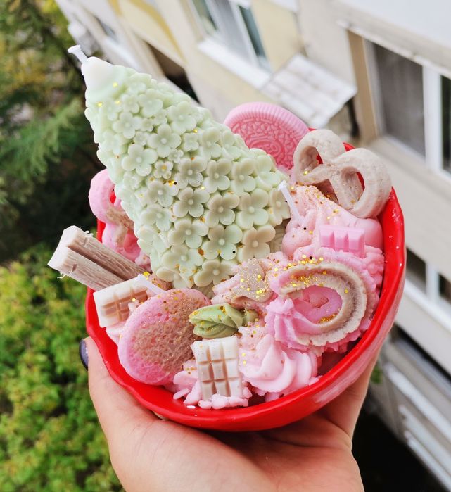 Коледни Сладкиши Свещи