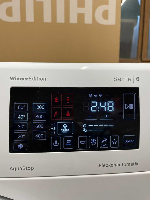 Пералня Bosch Serie 6 WAU28RWIN 6 месеца пълна гаранция 9 кг