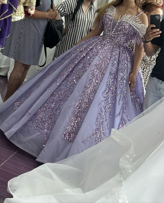 Годежна ракля цвят лилав