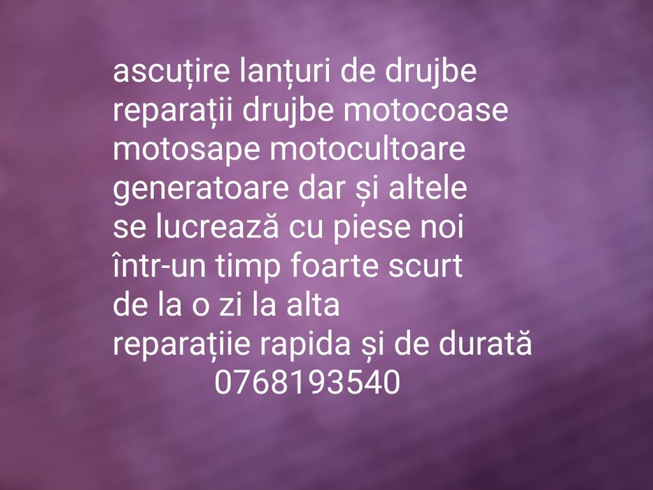 Reparații motocultoare