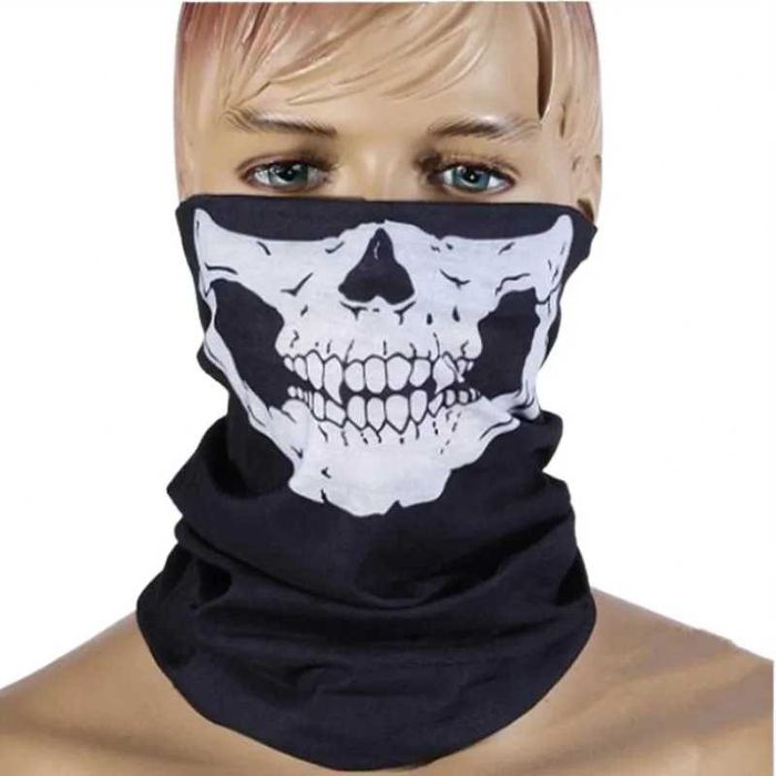 Masca / bandana SKULL pentru ski, snowboard, motocicleta, trotineta