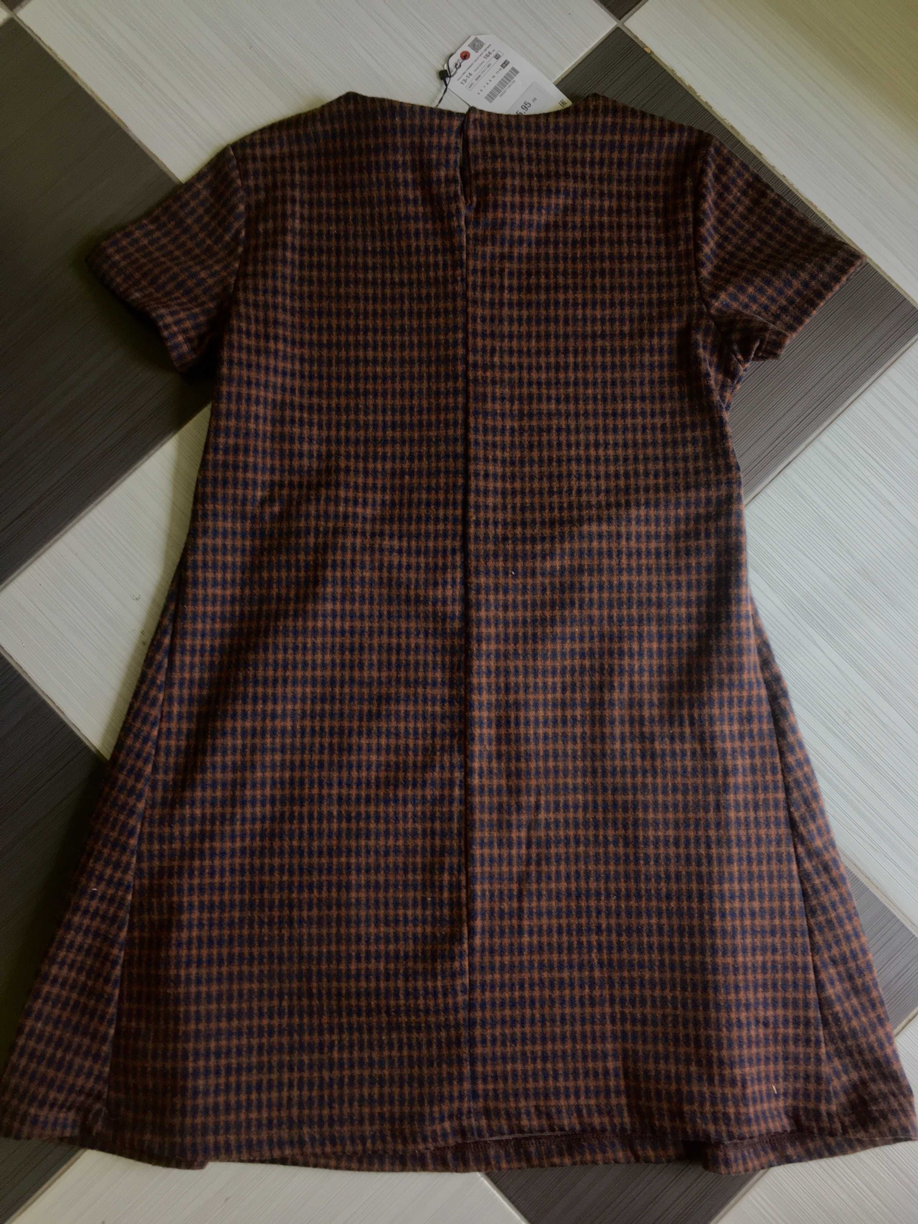 цената е обща:нови рокля и чорапогащник zara, 164 см