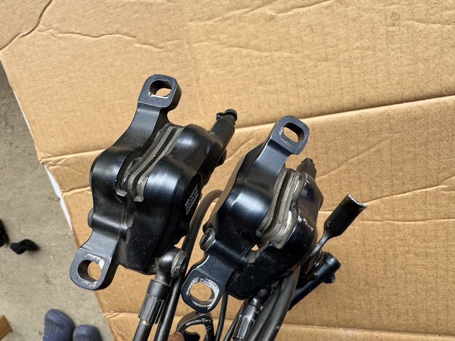 Set frane Shimano SLX 4 pistoane  BR-M7120  bicicleta