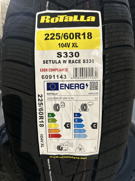 Нови Зимни Гуми Rotalla S330 225/60R18 104V XL НОВ DOT БОРД 2256018