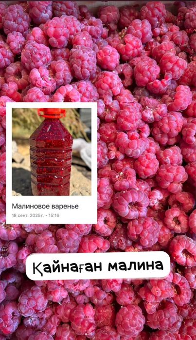 Варенья домашняя, малина, клубника