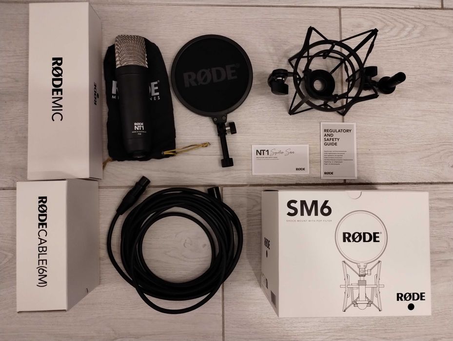 Microfon Rode NT1 Signature Black + Accesorii - Stare Excelenta