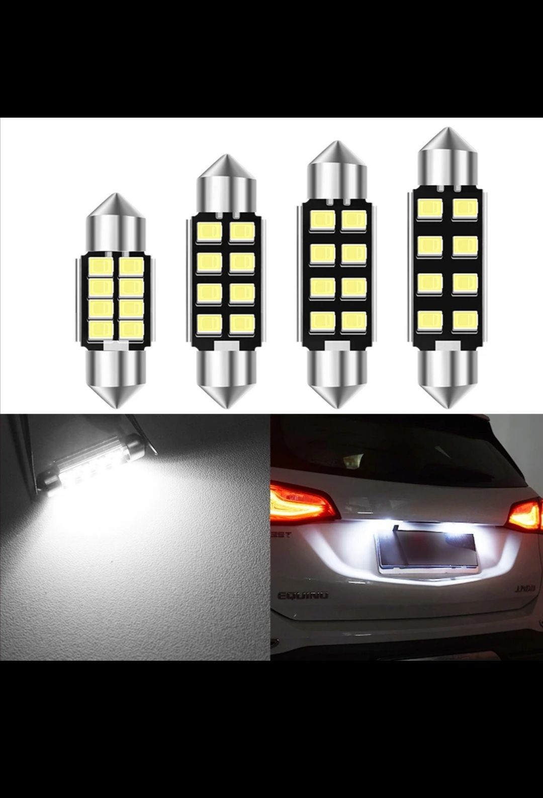 Becuri led t10 w5w c5w canbus pt plafoniera poziti becuri de interior