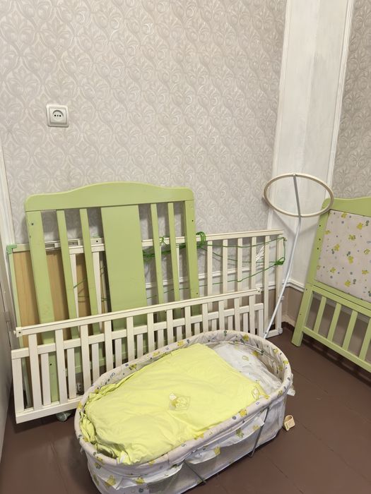 Детская кроватка с люлькой трансформер