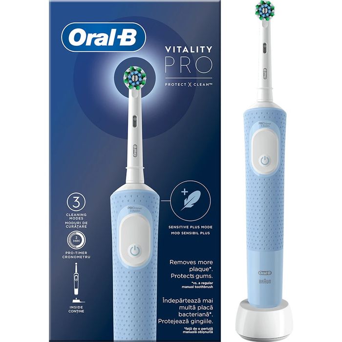 Periuta de dinti electrica Oral-B Vitality Pro, Curatare 2D, 3 program