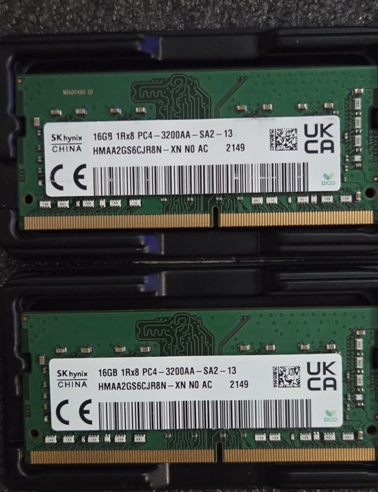 Memorie laptop Sodimm 32Gb DDR4 - 2 x 16 Gb Ddr4 3200Mhz