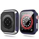 Husa cu folie de protectie pentru Apple Watch 9- 41mm, protectie 360°