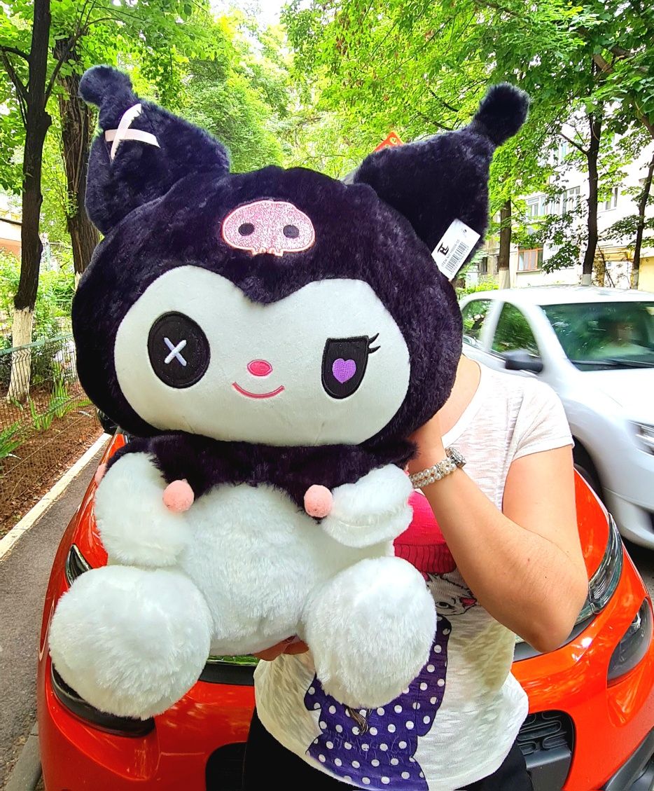 Pluș Kuromi ft mare superb gothic păpușă pluș sanrio kuromi