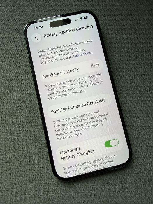 iPhone 14 Pro 128GB Deep Purple - stare impecabilă, baterie 87%