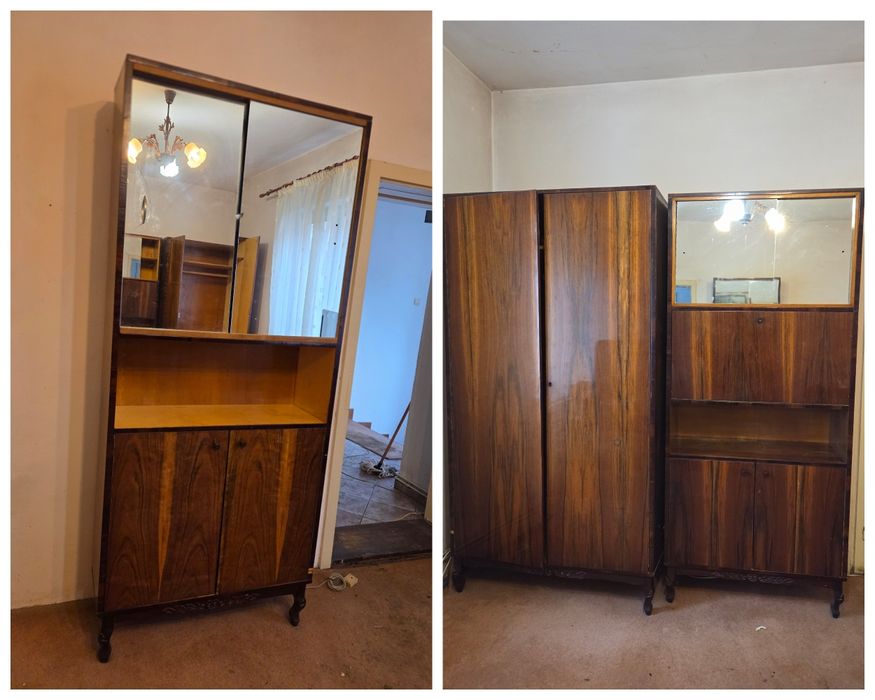 Set mobilier 3 piesele lemn masiv