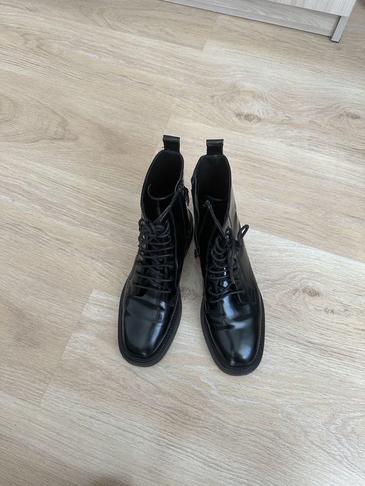 Ботинки Massimo Dutti из натуральной кожи