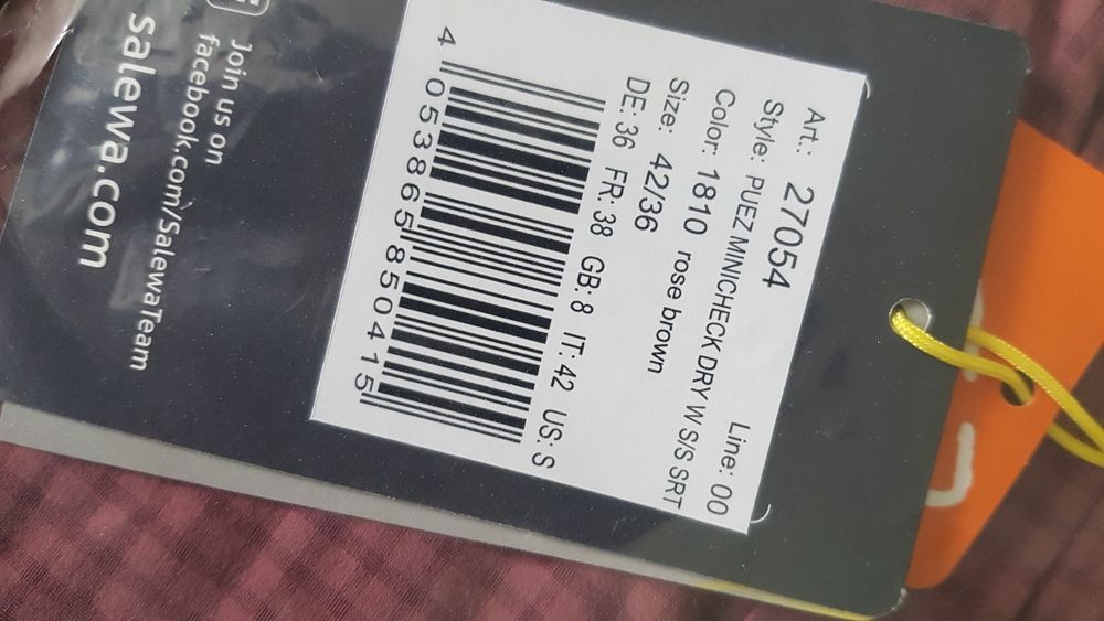 Промо !!! Salewa Puez Minicheck Dry дамска туристическа риза