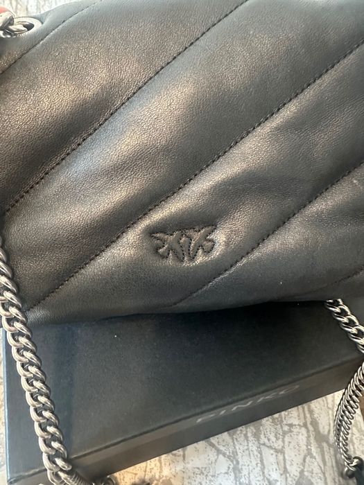 Чанта Pinko естествена кожа