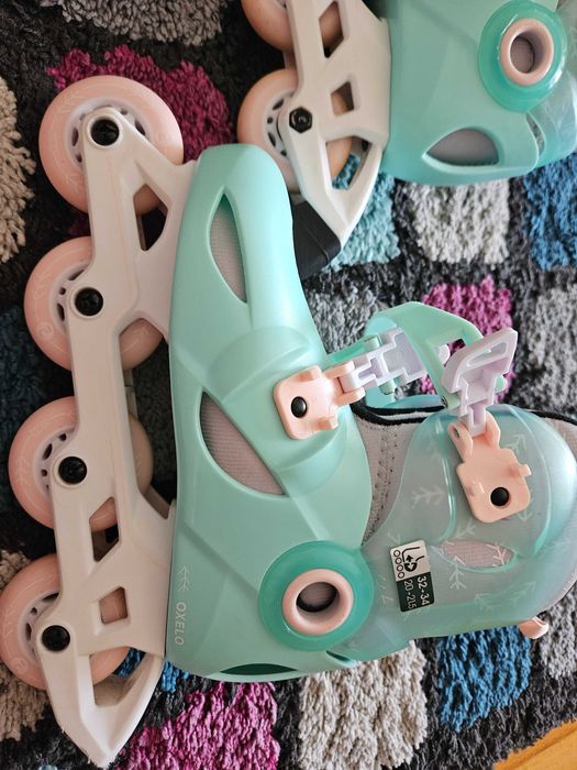 Детски ролери момиче Oxelo dekatlon кънки