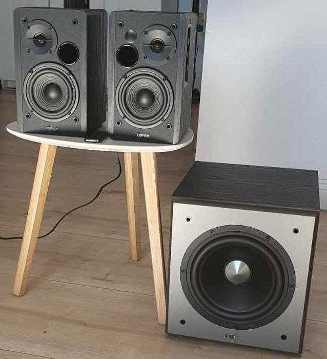 Boxe 2.0 Edifier R1280DB/Subwoofer activ Edifier T5-BK