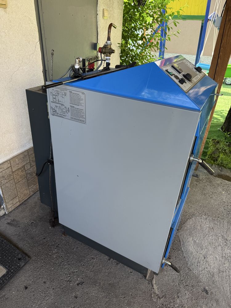 Стоманен пиролизен котел на дърва ATMOS  25 KW