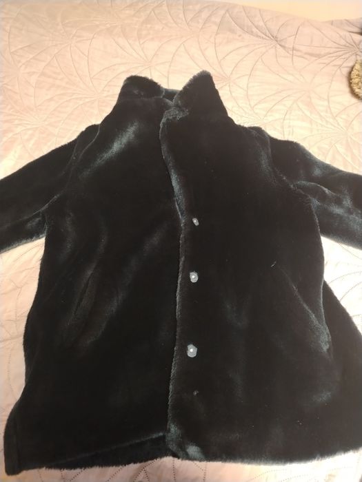 Тъмно синьо, зимно палтоHM,