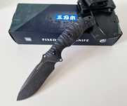 Cutit EDC bushcraft Sanrenmu s745-GB, G10, otel 14C28N teaca kydex nou