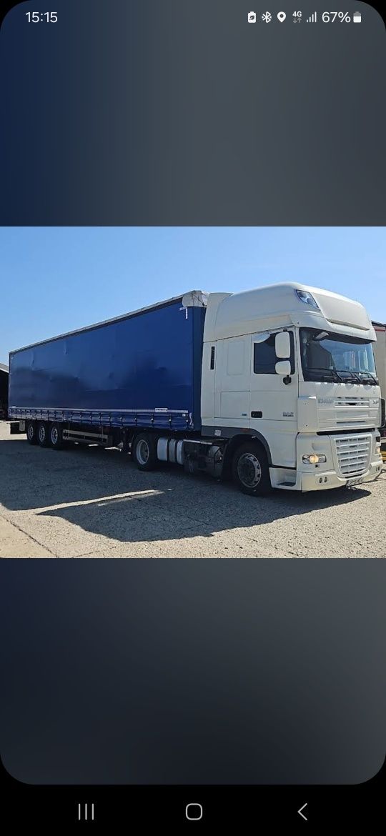 Daf xf105 ATE 2013 + semiremorca schwarzmuller