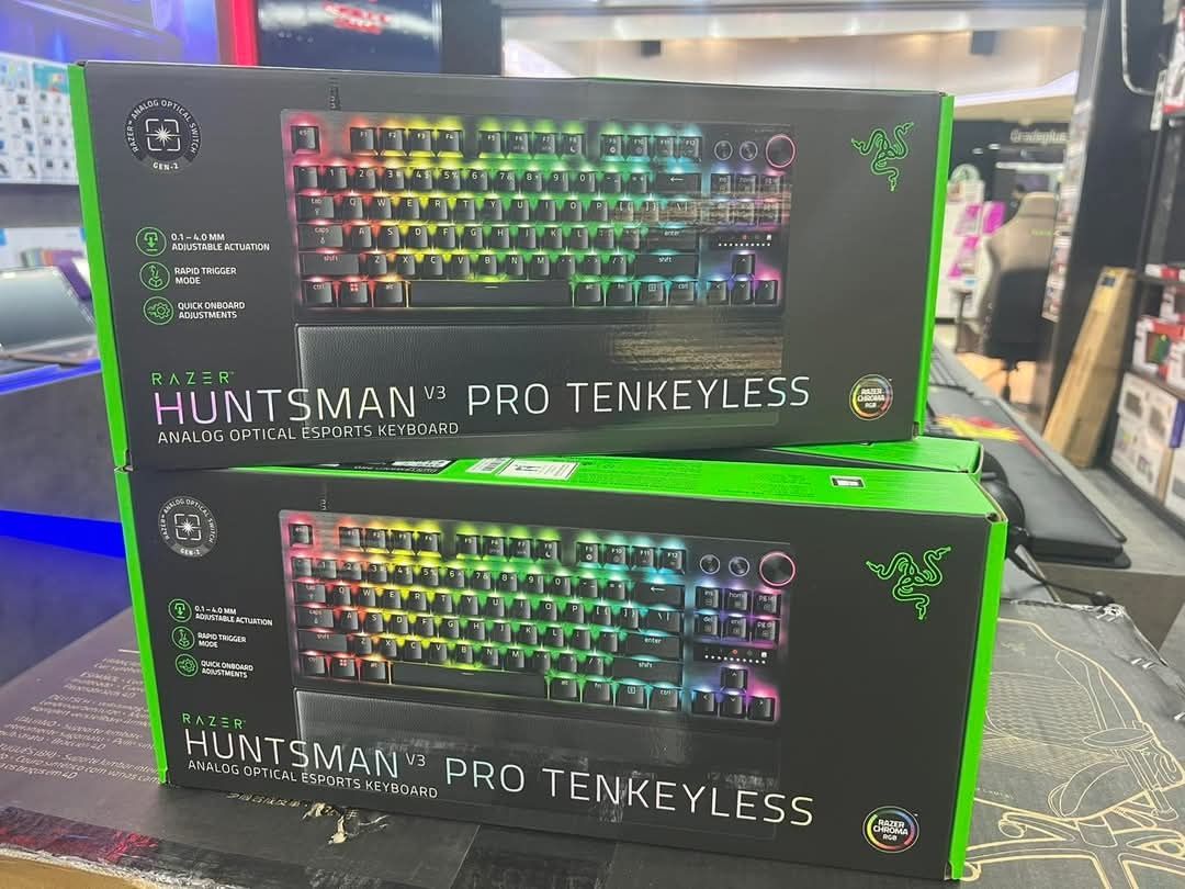МЕГА СКИДКА! RAZER Huntsman V3 PRO TKL Black Механическая Клавиатура (