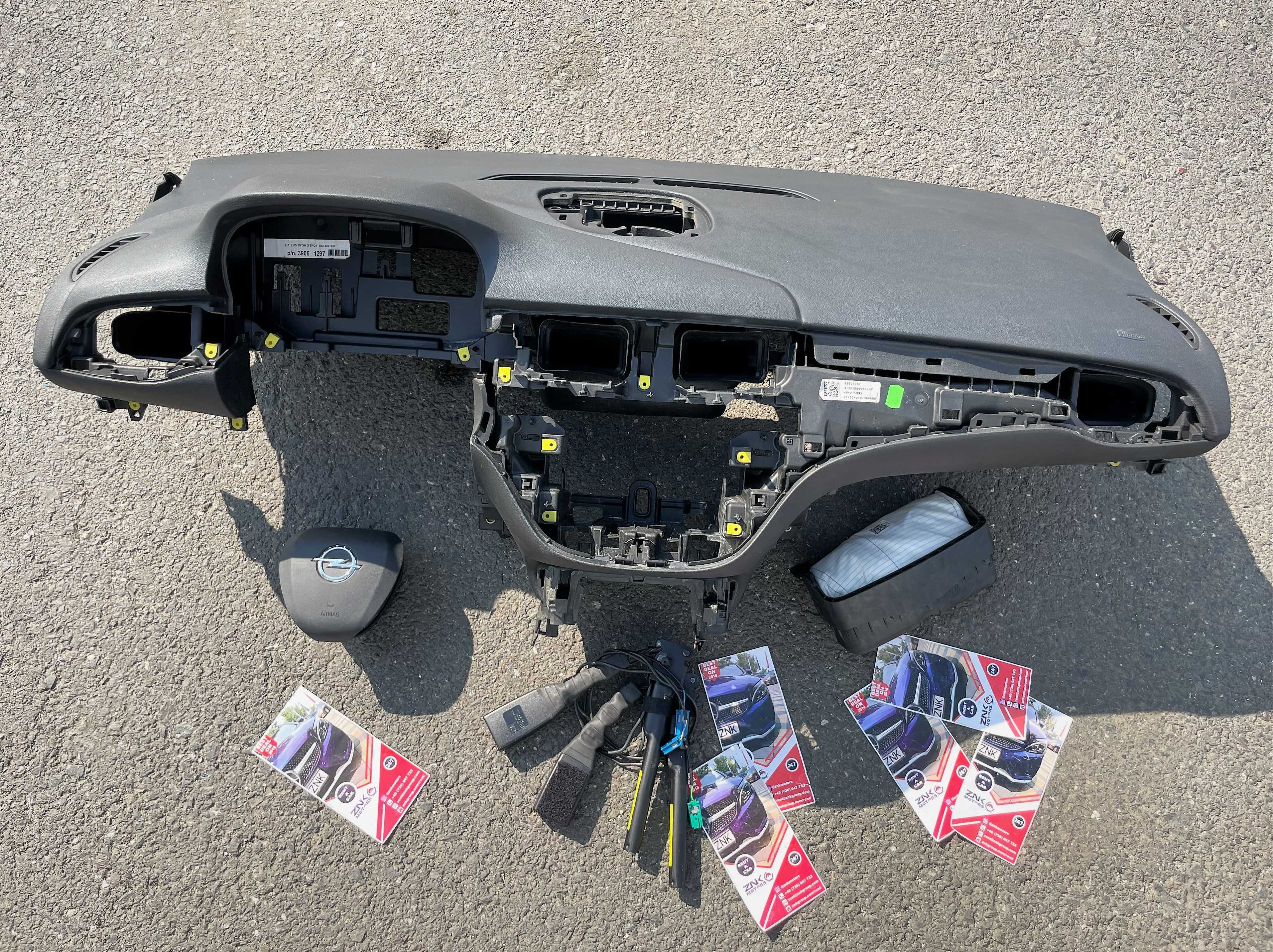 kit airbag plansa de bord pentru toate modelele OPEL set centuri