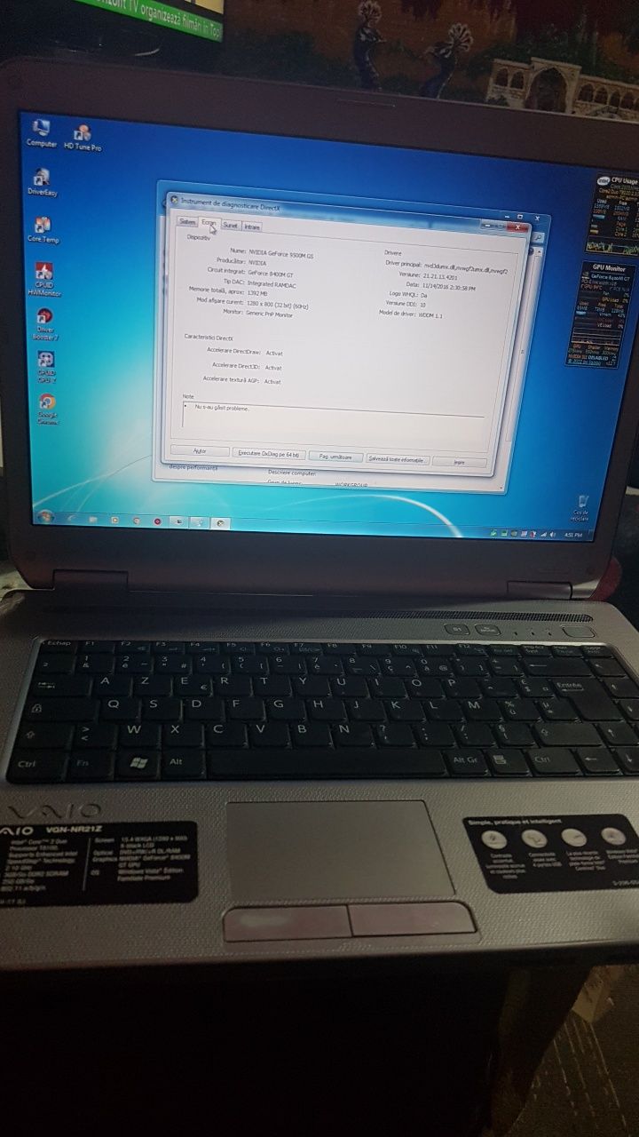 Laptop sony vaio