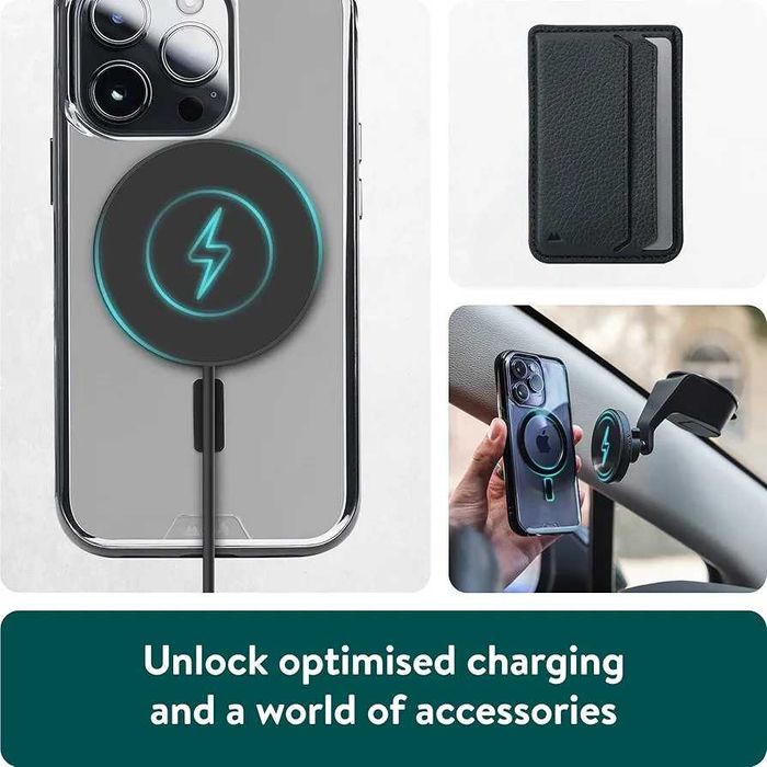 Husa Mous pentru iPhone 14 Pro Max Compatibila MagSafe Clear