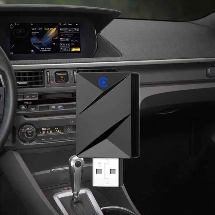 KM1 2 в 1 CarPlay и Android Auto безжичен адаптер, Apple и Android 11+