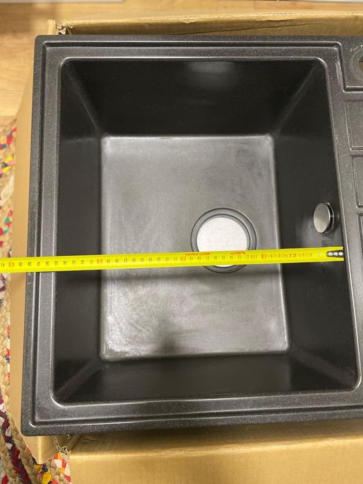 Chiuveta bucatarie neagra compozit