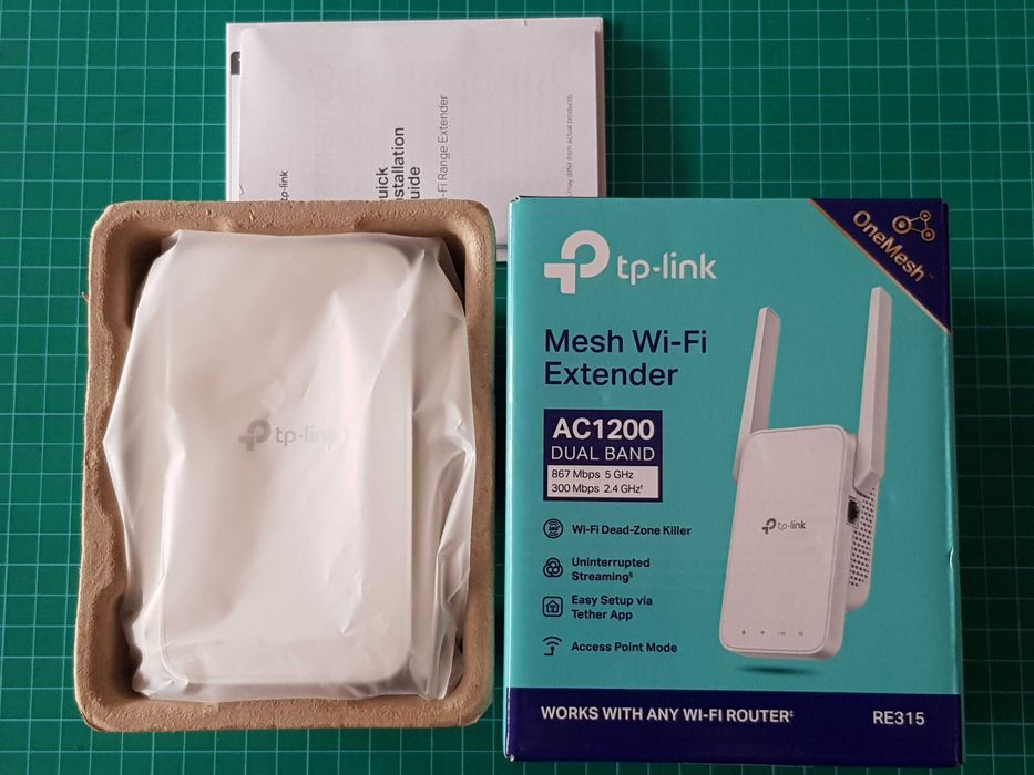 TP-Link RE315 Range Extender Wi-Fi AC1200 cu Tehnologie OneMesh