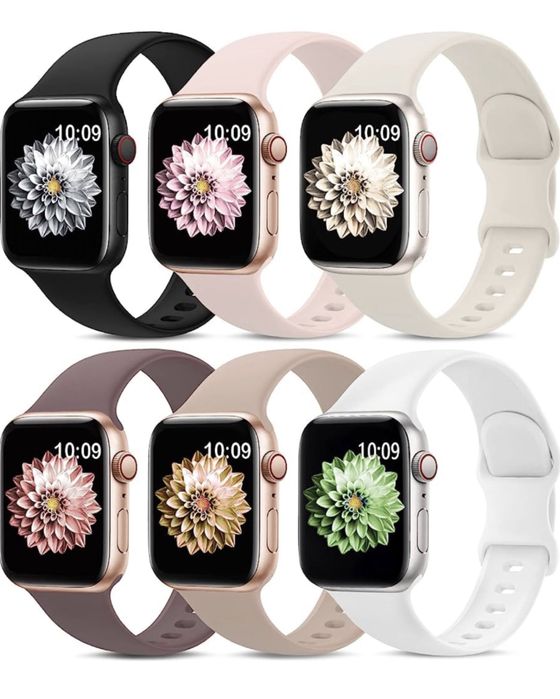 Curea Husa Silicon Soft Colorat Incarcator Ceas Apple Serie 1-10 Ultra