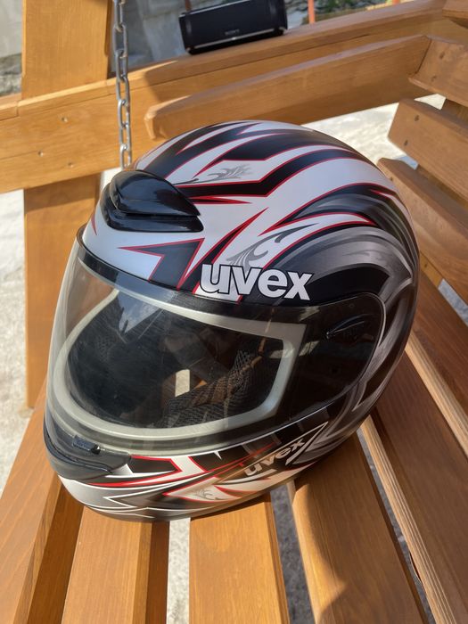Vand casca moto UVEX