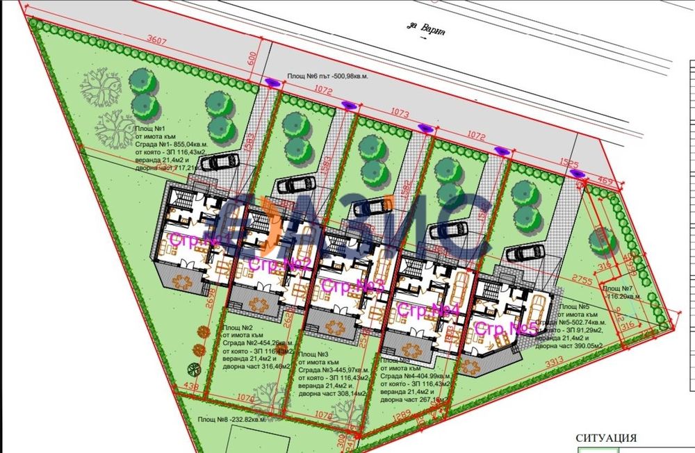 Двуетажна къща без такса поддръжка в комплекс "Морски Излед", между