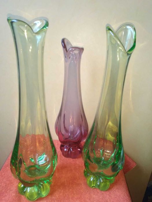 Вазы высокие Чехословакия