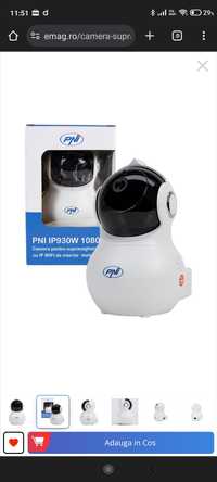 Camera supraveghere video PNI IP930W 1080P 2 MP cu IP P2P PTZ wireless